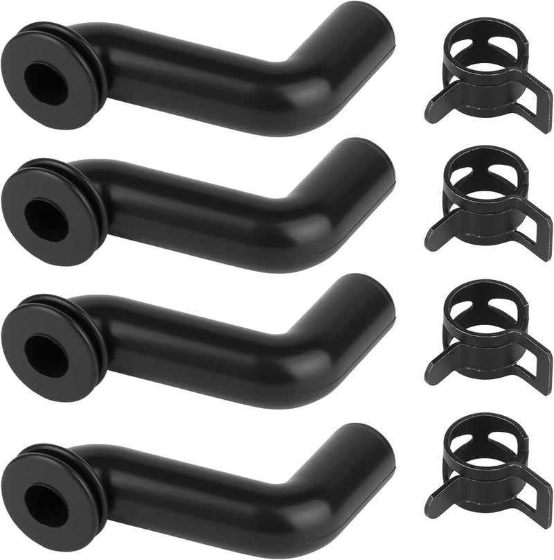 A.I.FORCE 2Pcs Fuel Pump Vacuum Hose 793147 with Clamps, Compatible with Briggs & Stratton 401000 405000 406000 Engines, John Deere LA130–LA175 D110–D125, Husqvarna 2246 LS, Sears DYS 4500 Lawn Tractor - Image 1